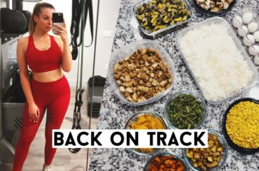 FITNESS VLOG: healthy grocery haul & HUGE meal prep on a budget