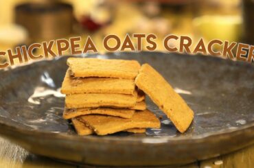 Healthy Oats Chickpea Crackers | Healthy Diwali Snack Recipe
