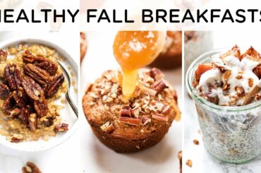 HEALTHY FALL BREAKFAST RECIPES ‣‣ quick & easy breakfast ideas