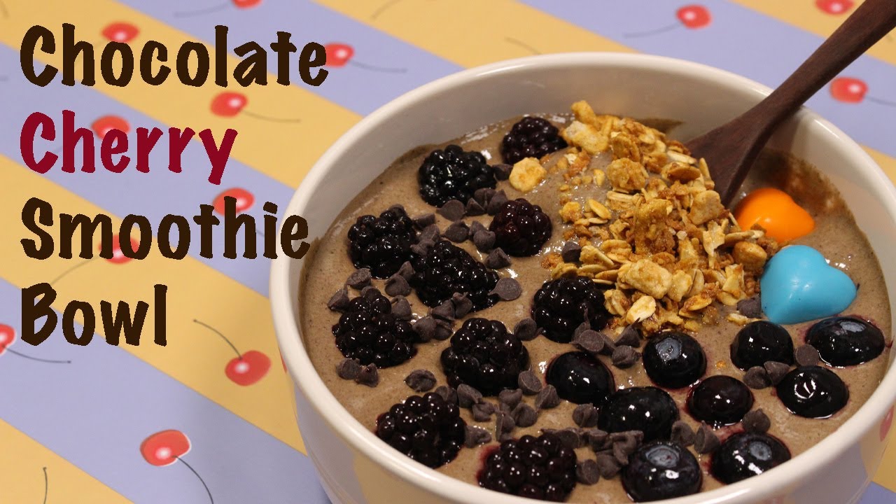 Chocolate Cherry Smoothie BowlDelicious and healthyquick and easybreakfast ideasprotein Chocolate Cherry Smoothie BowlDelicious and healthyquick and easybreakfast ideasprotein