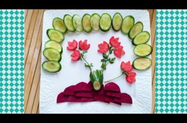 Salad Idea For Your Guests | Simple Salad Design and Art | Salad Craving