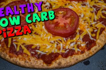 The Best Healthy LOW CARB Pizza Recipe (High Protein)