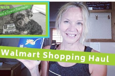 Walmart Shopping Haul | Healthy Dinner Ideas | Rosco Reviews