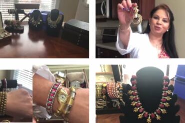 MY INDIAN JEWELRY COLLECTION // MY HACK FOR HEAVY EARRINGS // Ami's Lifestyle