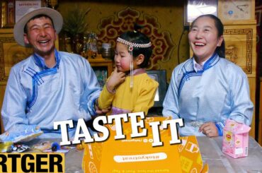 Mongolian Herders Try Japanese Snacks For The First Time | Taste It