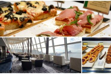 NCL Observation Lounge Food Snacks & Breakfast (4K)