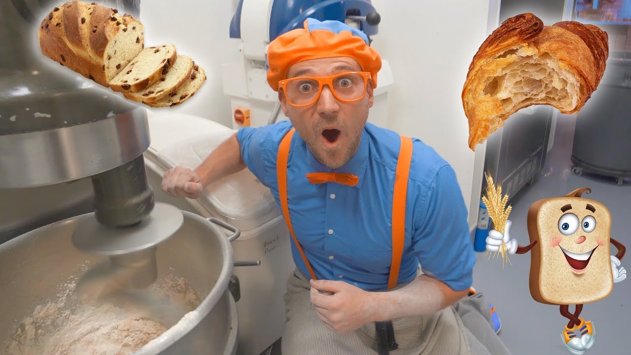 Blippi Visits the Bakery | Learn Healthy Eating for Children Blippi Visits the Bakery | Learn Healthy Eating for Children
