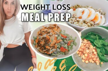 MEAL PREP FOR WEIGHT LOSS, 3 RECIPES | Vegetarian