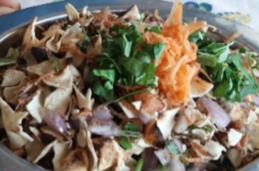 Salad Recipe | Papad Salad | Healthy evening snacks