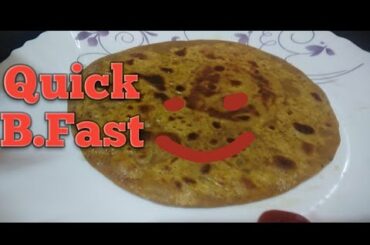 Jeera Ajwain Paratha || Quick Healthy breakfast for beginners||