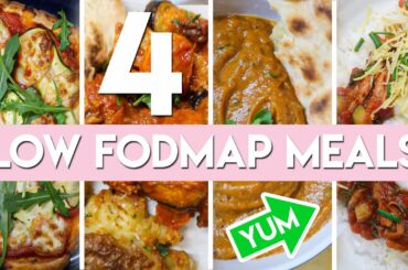 4 MEAT-FREE LOW FODMAP MEALS / RECIPES | What's for dinner? | Becky Excell