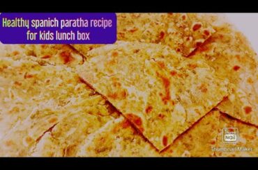 spanich /palak paratha for kids easy and healthy recipe💕💖👌
