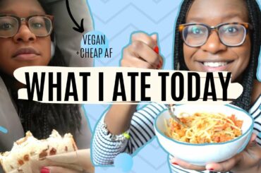 **very realistic** WHAT I EAT IN A DAY : 1$ vegan meal ideas for college students | veggieonpennies