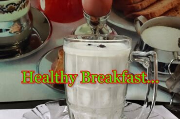 Oats Breakfast recipe/Oats milk recipe/healthy breakfast