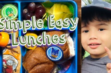 Simple Easy Lunches 🍎Lunch Ideas 🍎School lunches #LunchIdeas #SimpleLunches #LunchboxFriends￼