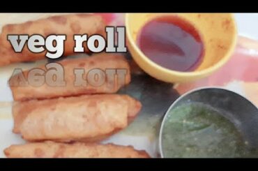 Normal aate se banaye healthy  breakfast recipe veg roll