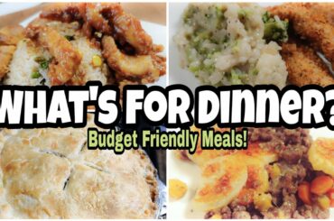 What's For Dinner? | Budget Friendly Dinner Ideas | Easy Recipes