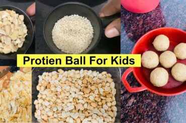 PROTEIN BALL RECIPE FOR KIDS|Healthy Snacks|Energy Booster