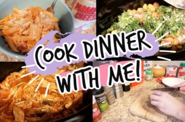 3 QUICK & EASY DINNER RECIPES! // COOK DINNER WITH ME // Mondays with Madison