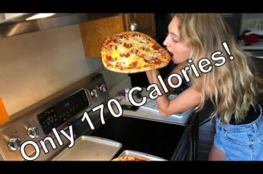 170 Calories! LOW CALORIE PIZZA YOU CAN EAT EVERYDAY! Make it in under 10 mins!