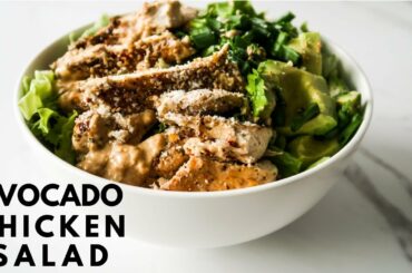 AVOCADO CHICKEN SALAD (Low Carb & Gluten-Free Salad Recipe)