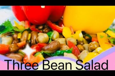Three Bean Salad for weight loss  - Healthy Red Bean Salad for PCOD Issues / Weight loss Recipes