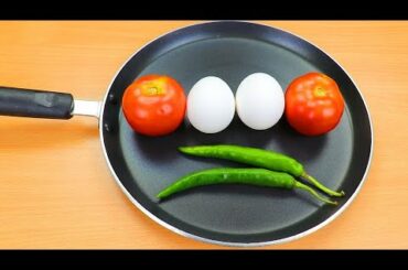 Easy & Healthy Breakfast Recipes | Breakfast Ideas with Eggs | Tomato & Egg Recipe | Episode - 4