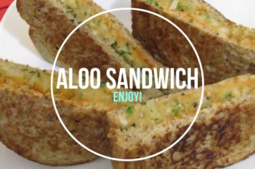 Easy And Quick Spicy Potato Masala Toast | Tea Time Snacks Recipe |