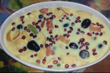 ফ্রুট কাস্টার্ড রেসিপি||Fruit Custard Recipe||Healthy food studio