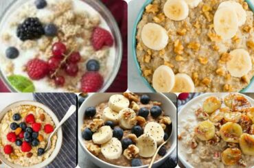 Healthy Oatmeal With Banana & Berries Mix Recipe / Quick Breakfast Idea / Tips with Nikky