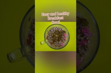 Red poha breakfast.... healthy breakfast bowl