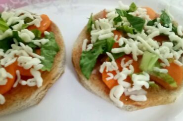 Bread Mini Pizza / Kids Lunchbox Recipes /#benittasfoodbook