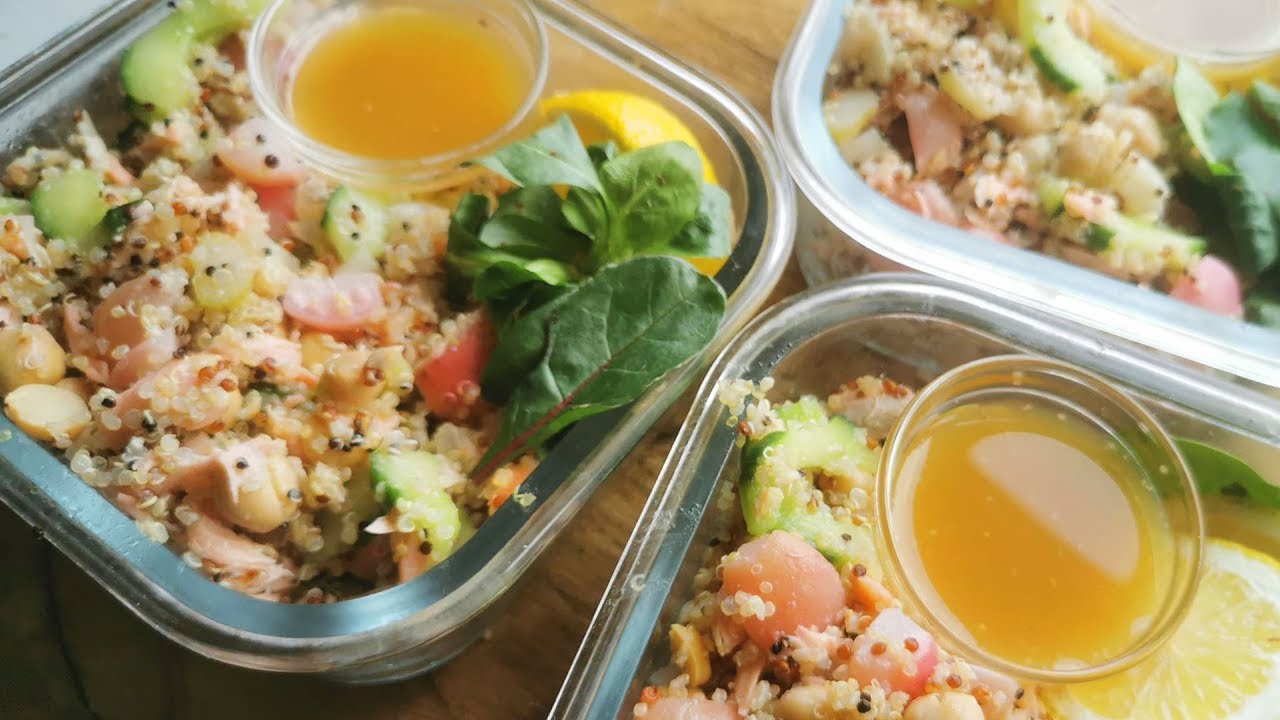 Salmon, Chickpea & Fennel Salad – Cold Lunch Meal Prep Salmon, Chickpea & Fennel Salad - Cold Lunch Meal Prep