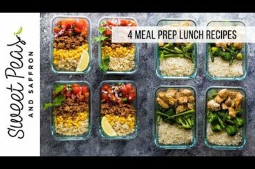 4 Meal Prep Lunch Recipes