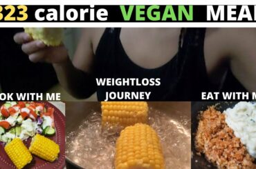 Low Calorie Vegan Meal || Eat With Me || Cook With Me || Under 400KCAL