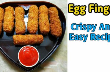 Crunchy Egg Fingers |Easy Egg Recipe | Tea Time Snacks Less Ingredients