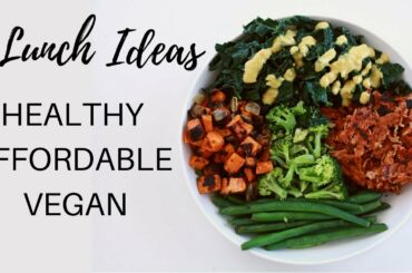 3 HEALTHY LUNCH IDEAS FOR WORK & SCHOOL *VEGAN*
