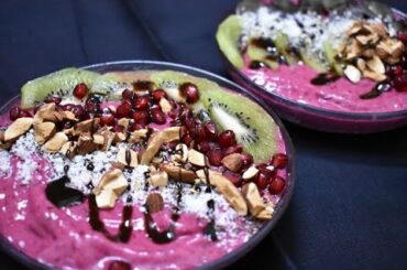 Series 1 : How to make healthy food!! Thick Smoothie  for weight loss(Hindi)!!