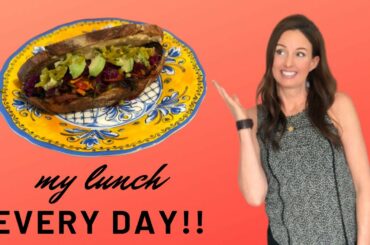Vegan lunch idea - my HEARTY go-to meal prep sandwich!