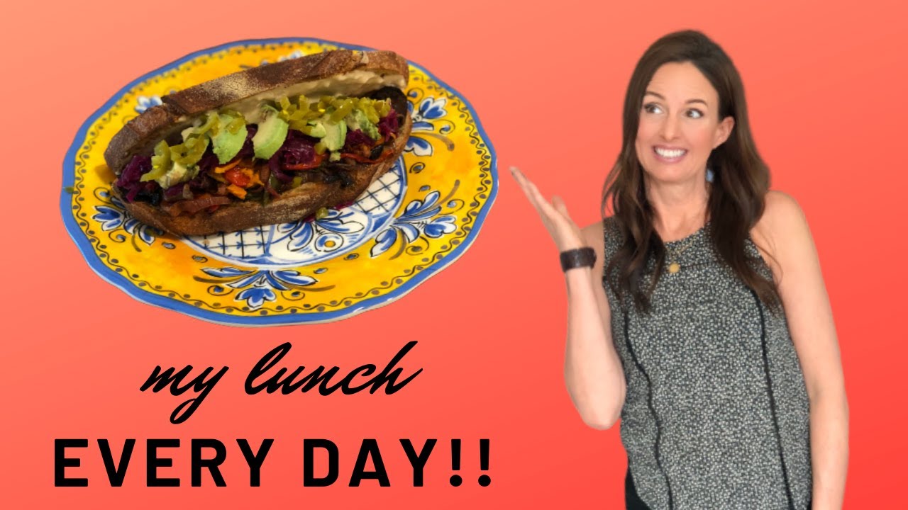 Vegan lunch idea – my HEARTY go-to meal prep sandwich! Vegan lunch idea - my HEARTY go-to meal prep sandwich!