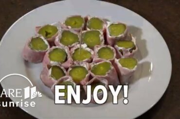 #Sunrisers Super Bowl Snacks: Quick and easy pickle roll ups