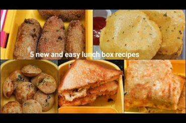 5 new easy lunch box recipes | 5 easy & healthy lunch box recipes for kids