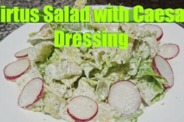 Virtus Salad with Caesar Dressing/Fresh Salad/healthy salad#4/How to make Salad Virtus
