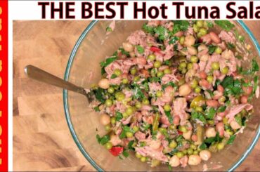 Tuna Salad Recipe - Healthy Salad With Chickpeas