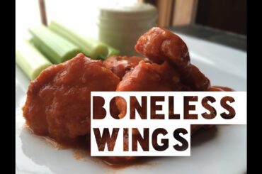 Healthy Boneless Buffalo Chicken Wings Recipe | How To Make Low Fat and Low Carb Boneless Wings