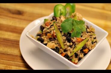 Southwestern Chicken and Barley - how to cook barley - dinner recipes - healthy lunch - weight loss