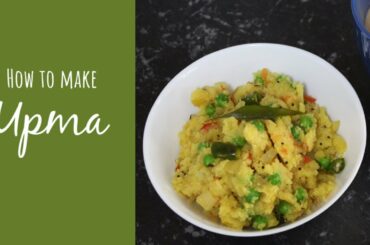 How to make Upma | Easy and Healthy Breakfast recipe | Vegan recipe