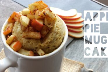 Healthy Mug Cake Recipe | How To Make A Healthy Low Fat Apple Pie Mug Cake