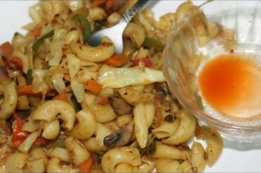 Healthy Weight Loss Diet Recipes | Masala Maggie Style Wheat Pasta with Vegetable & Mushroom