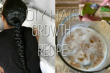 DIY HAIR GROWTH RECIPE FOR HEALTHY AND FAST HAIR GROWTH|Natural Hair